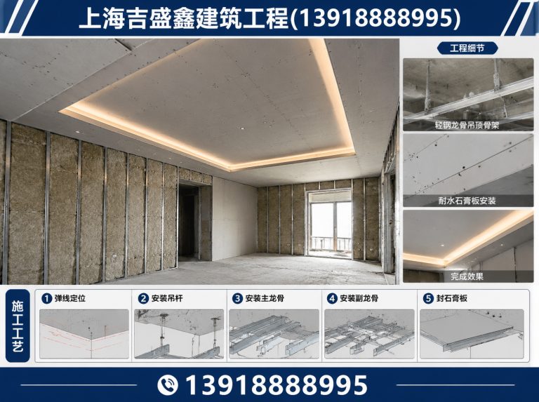 宝山区隔墙吊顶工程展示图